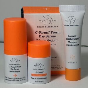 Drunk Elephant C-Firma Fresh Day Serum & Bouncy Brightfacial Masque - MINI *NEW!